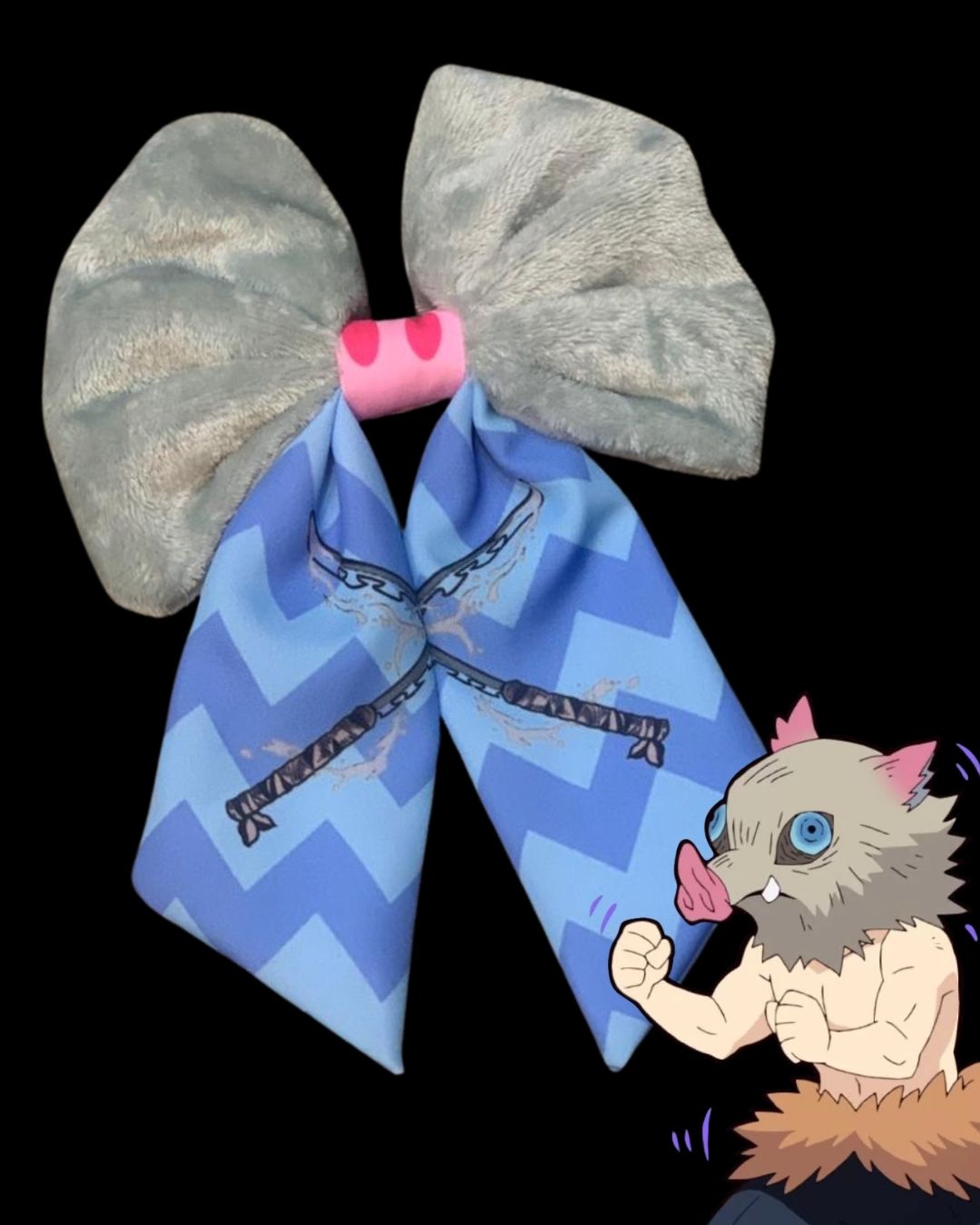 Moño inspirado en inousuke