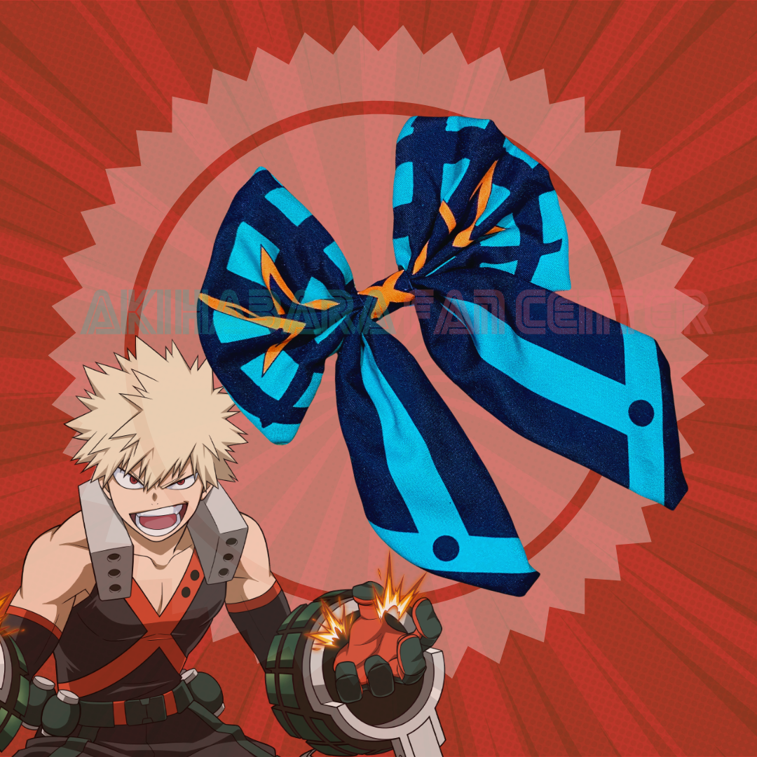 Moño inspirado en bakugo