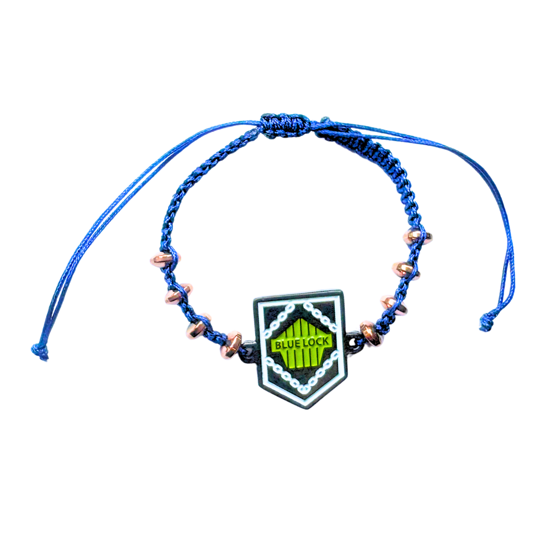 Pulsera tejida Blue lock