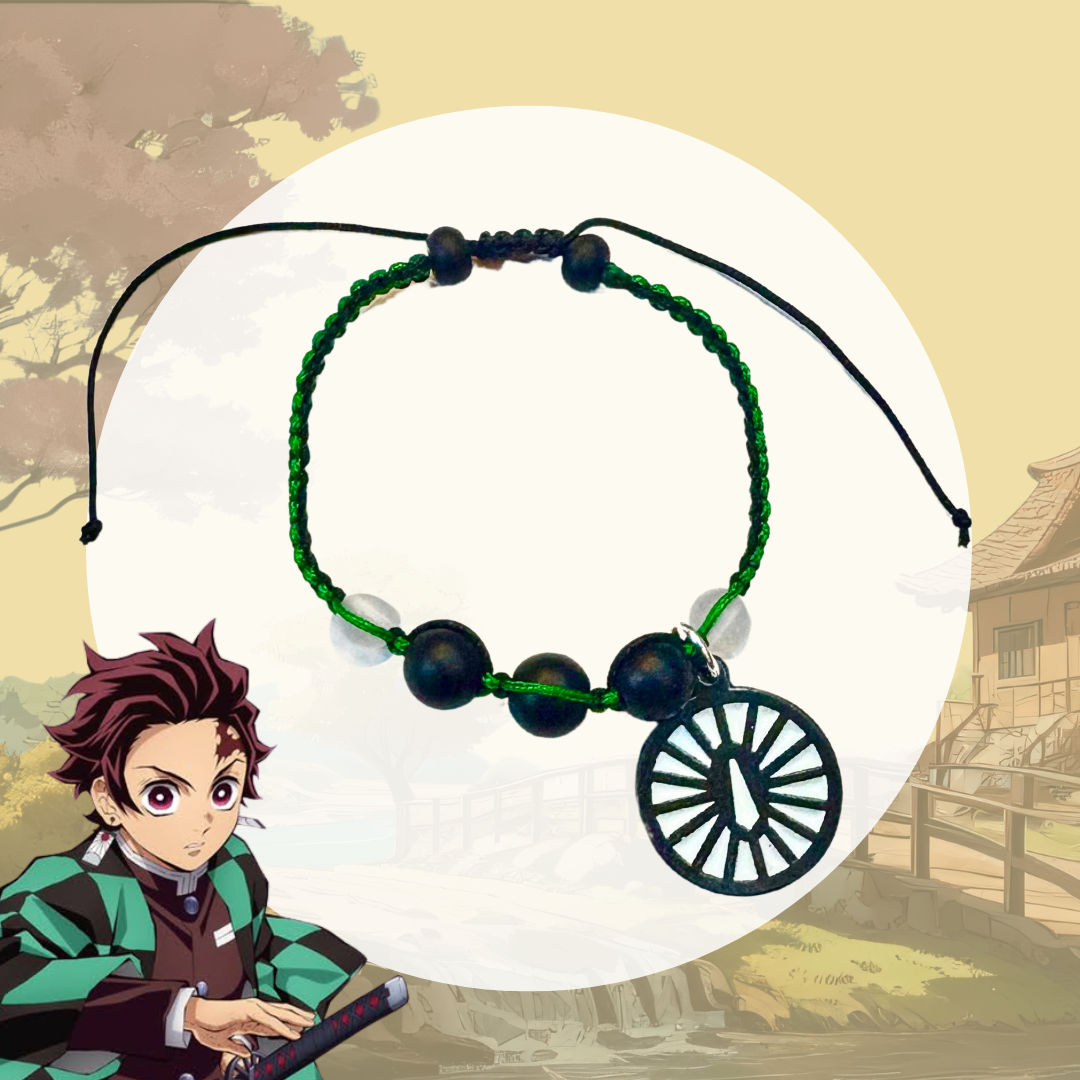 Pulsera Tejida Tanjiro