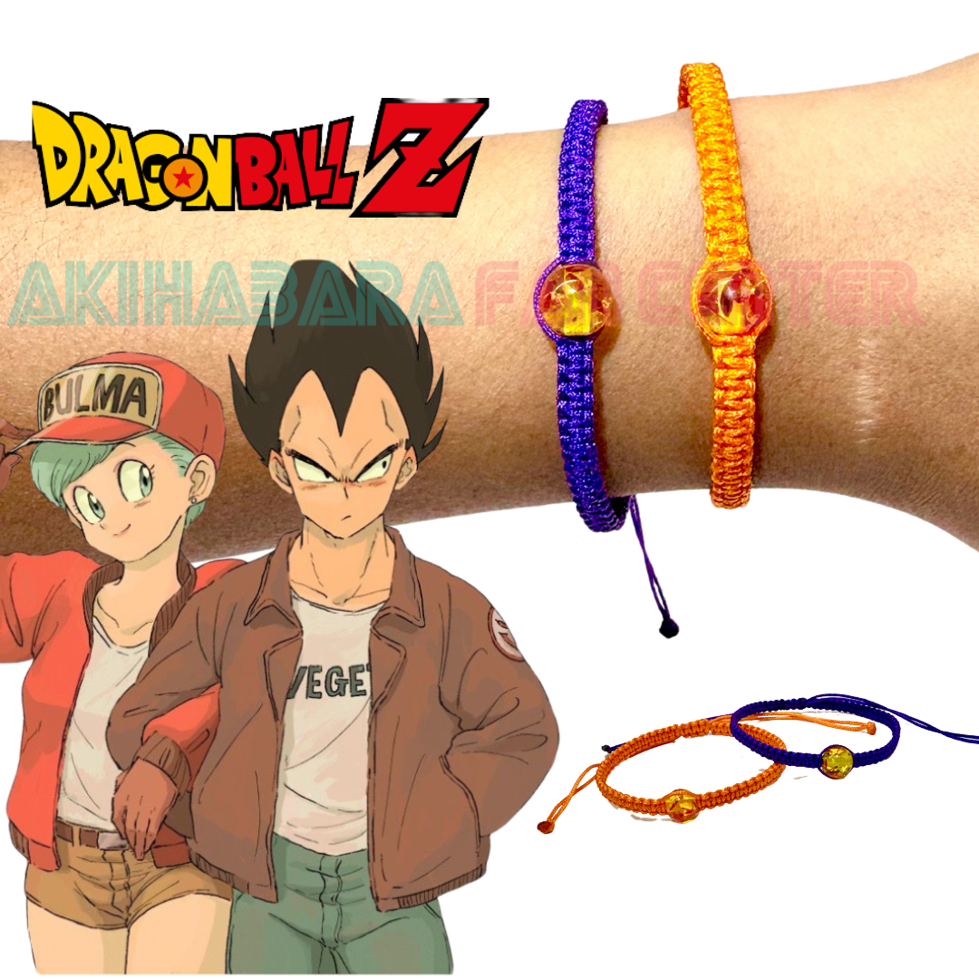 Pulsera de pareja Vegeta y Bulma