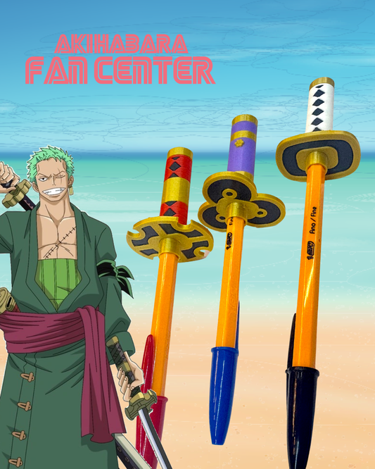 KIT plumas katanas zoro rorona