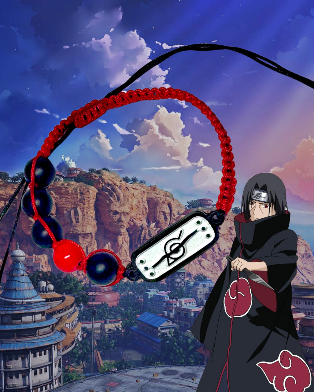 Pulsera Tejida itachi