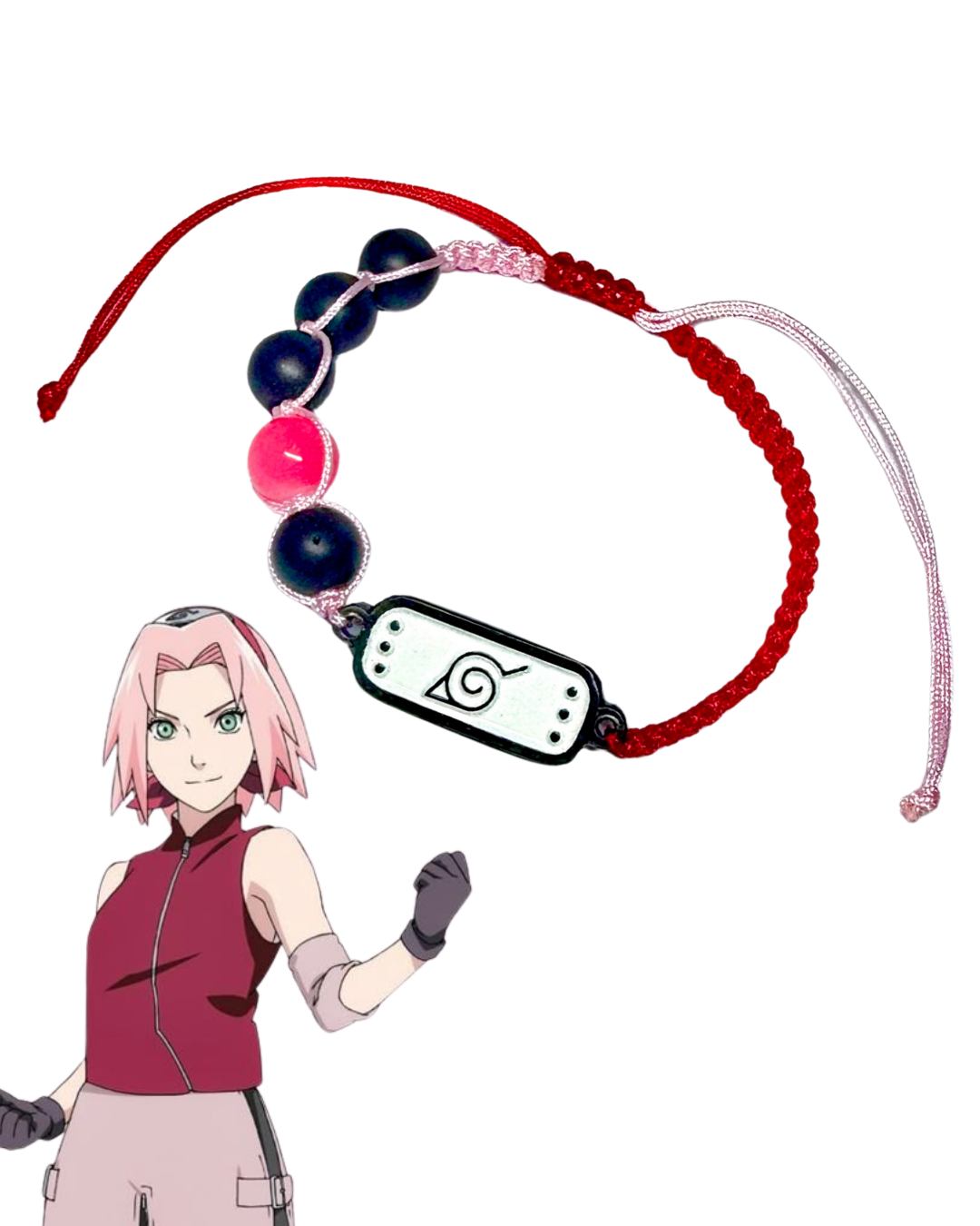 Pulsera Tejida Sakura