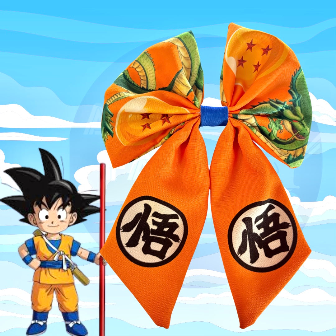 Moño inspirado en goku