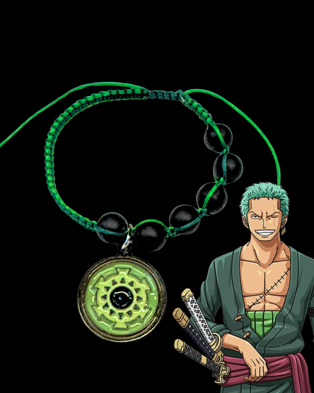 Pulsera Inspirada en Zoro Rorona