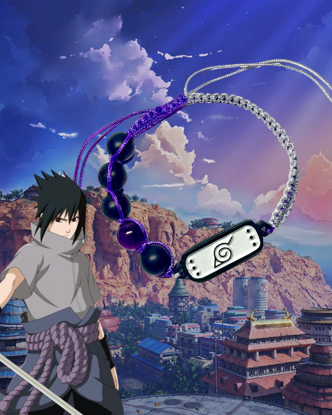 Pulsera Tejida sasuke