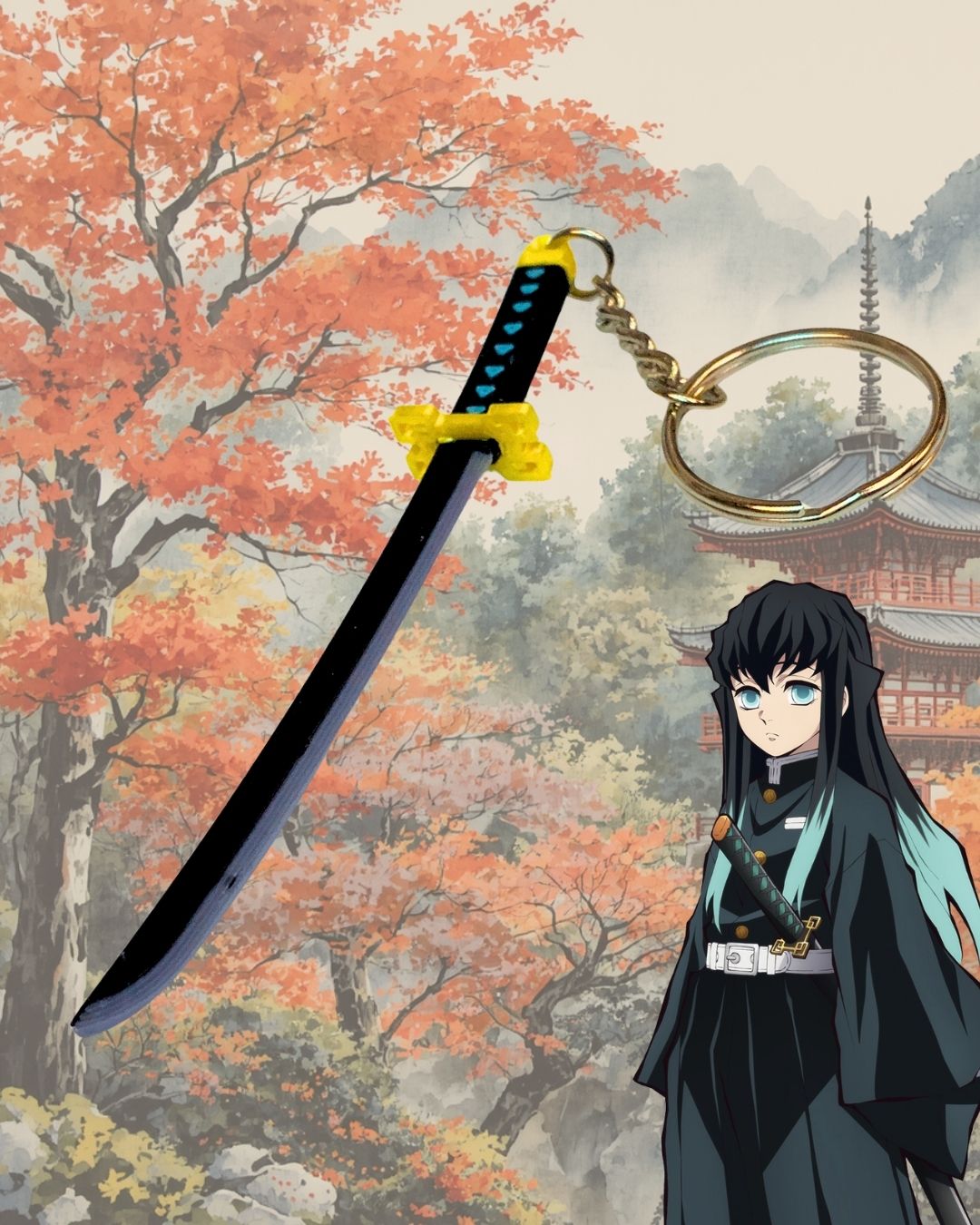 Llavero Katana tokito