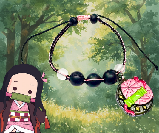Pulsera Tejida nezuko