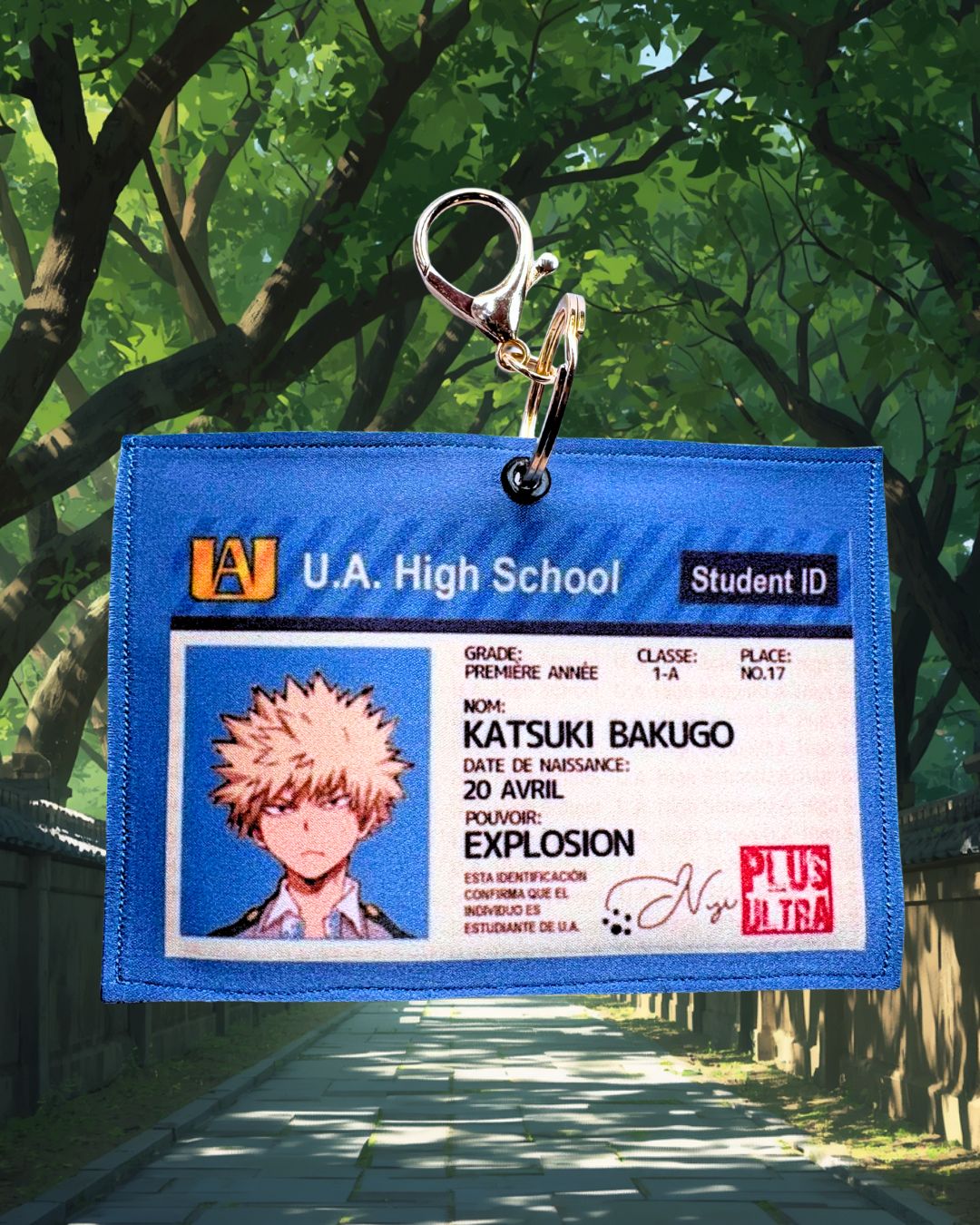 Porta tarjeta de Bakugo
