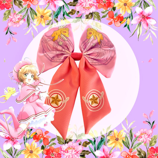 Moño inspirado en sakura card captor