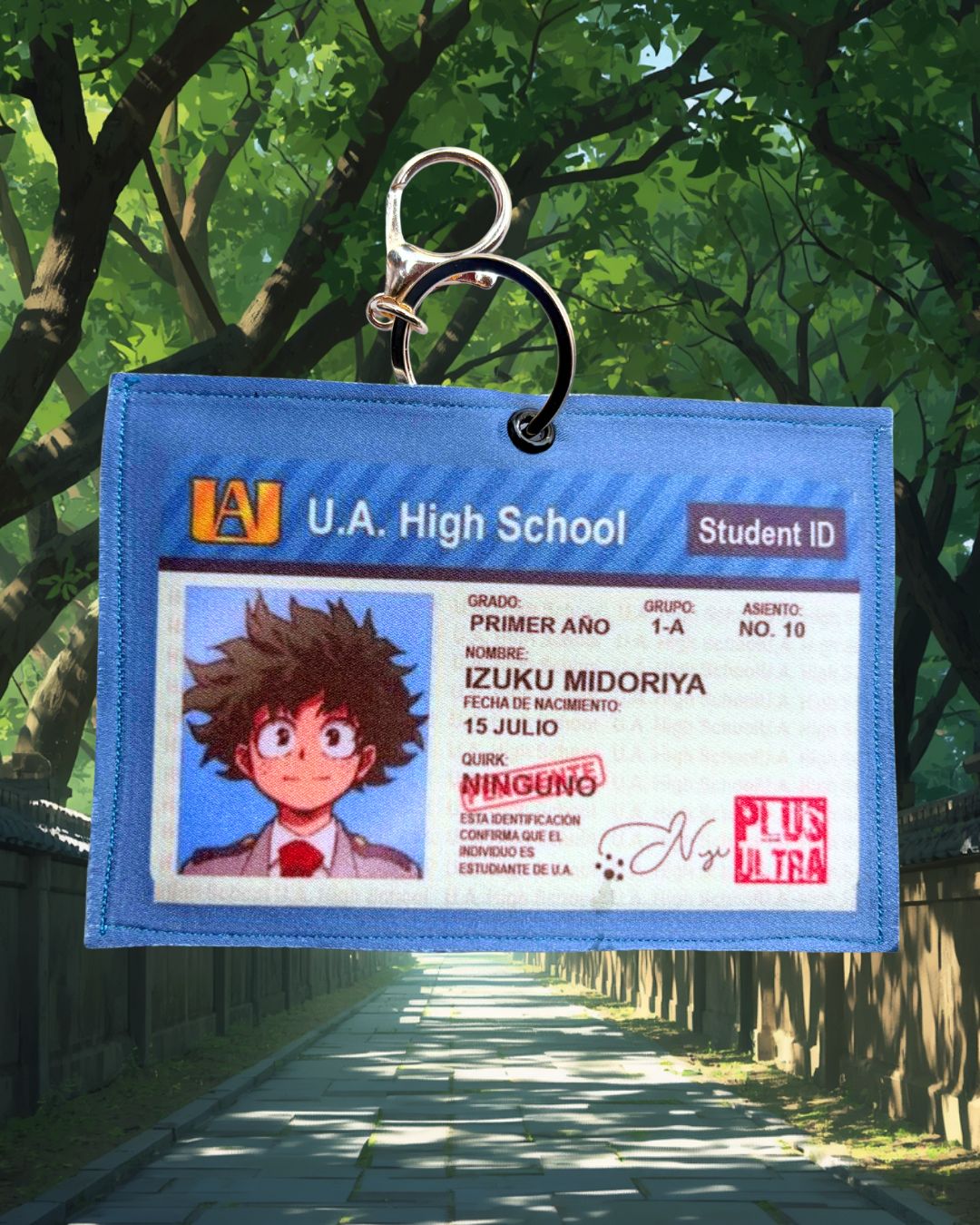 Porta tarjeta de Deku