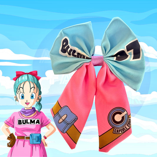 Moño inspirado en bulma