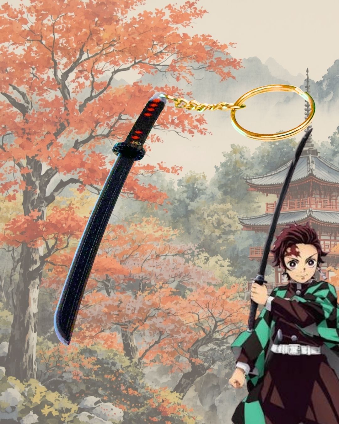 Llavero Katana tanjiro