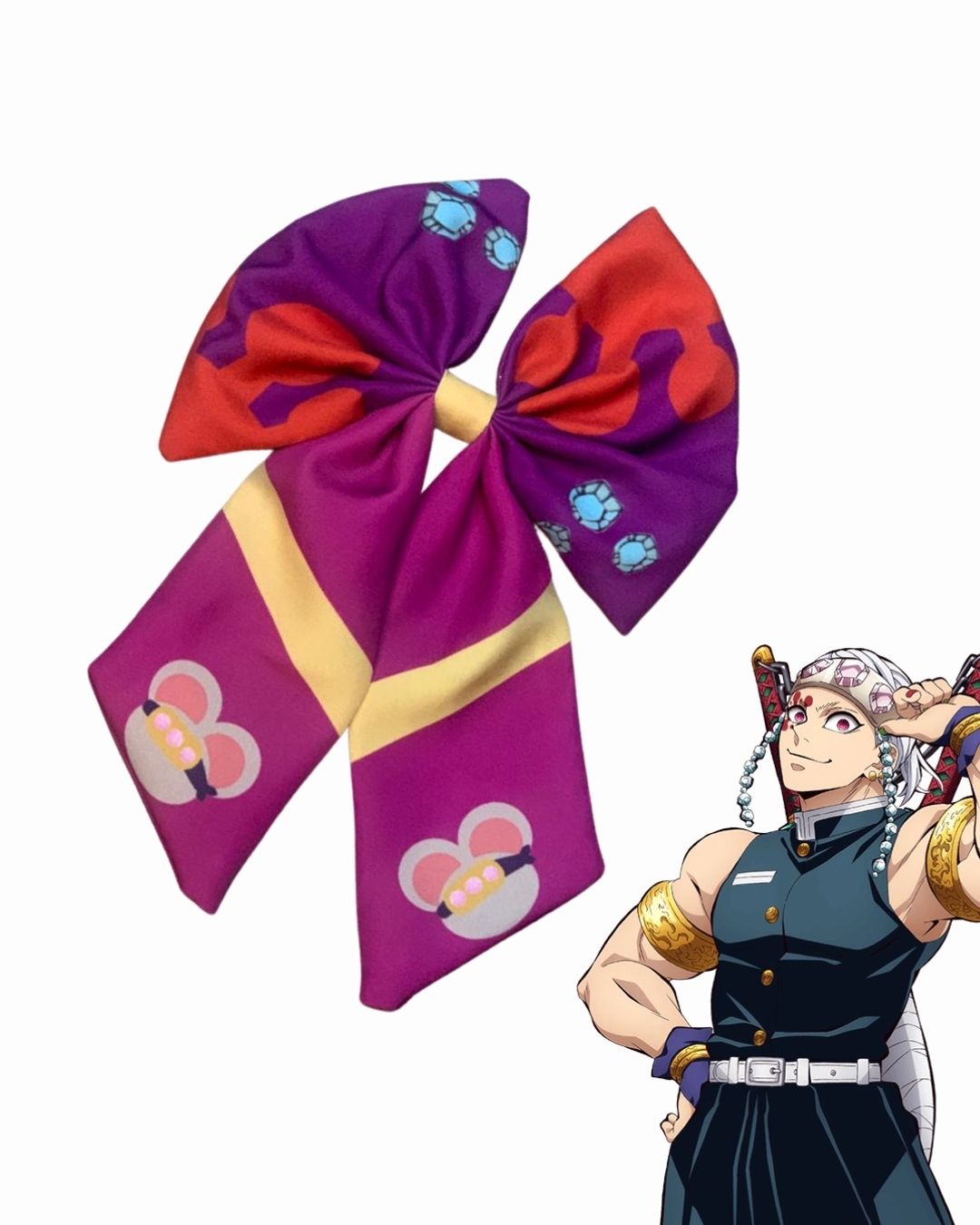 Moño inspirado en Usui tengan