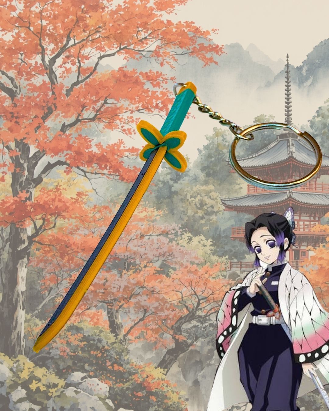 Llavero Katana shinobu