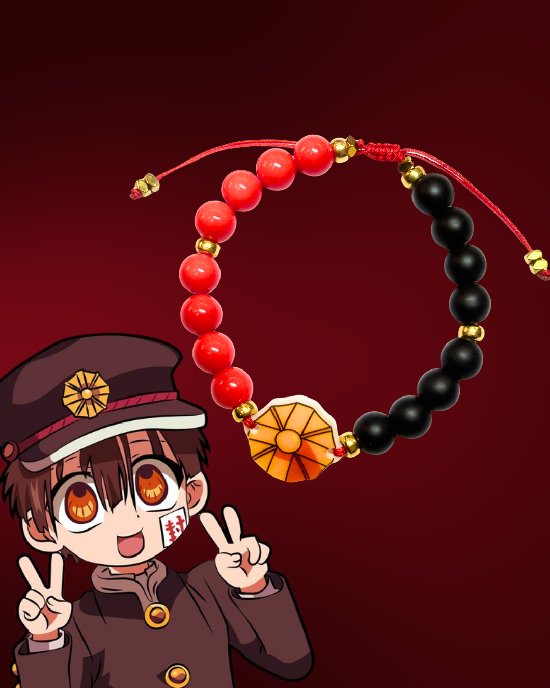 Pulsera inspirada en  Hanako kun