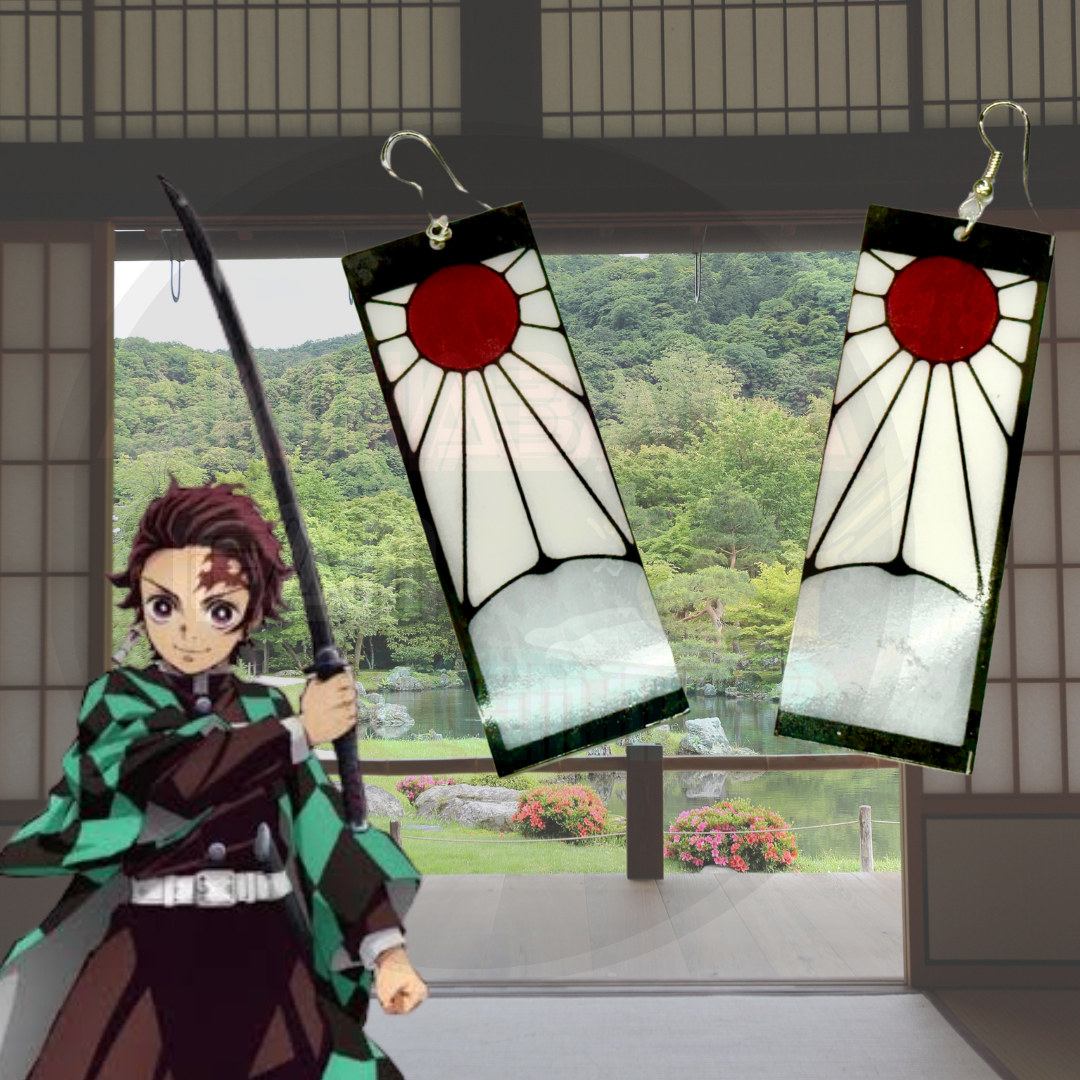 Aretes hanafuda